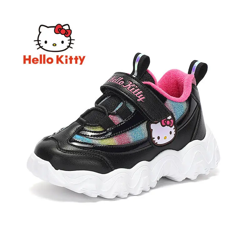 kitty sanrio papuci vanzare TAKARA TOMY confortabil desene animate Hello Kitty tati pantofi simplu, non-alunecare respirabil plus garnitură de catifea pentru copii pantofi casual - Cel Mai < www.madeinindia.ro